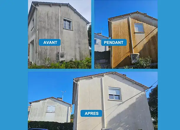 Exemple de façade nettoyée