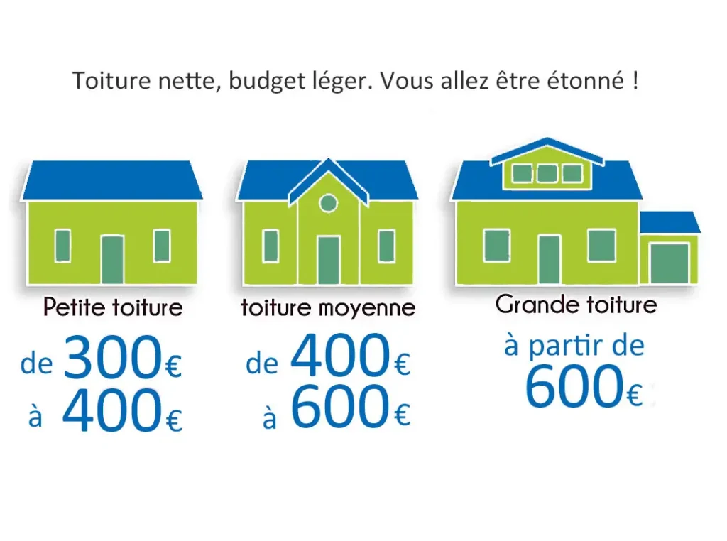 Tarifs de démoussage de toiture à Angers – prix au m² selon surface et type de toit